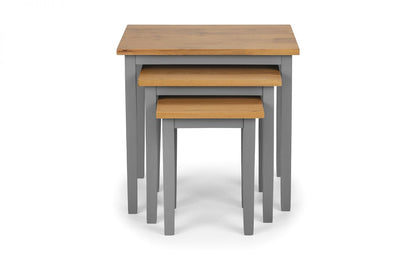 Cleo Nest of Tables - Grey & Oak