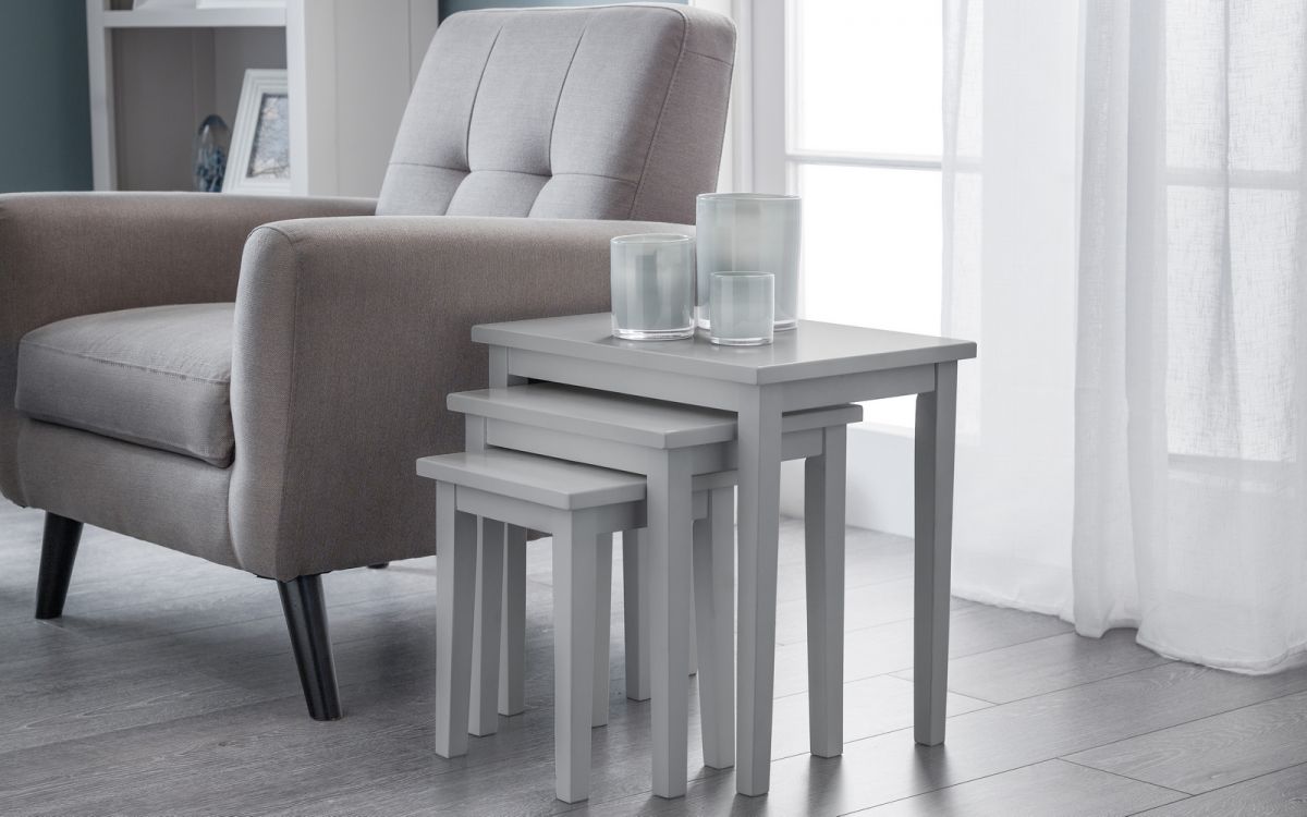 Cleo Nest of Tables - Lunar Grey