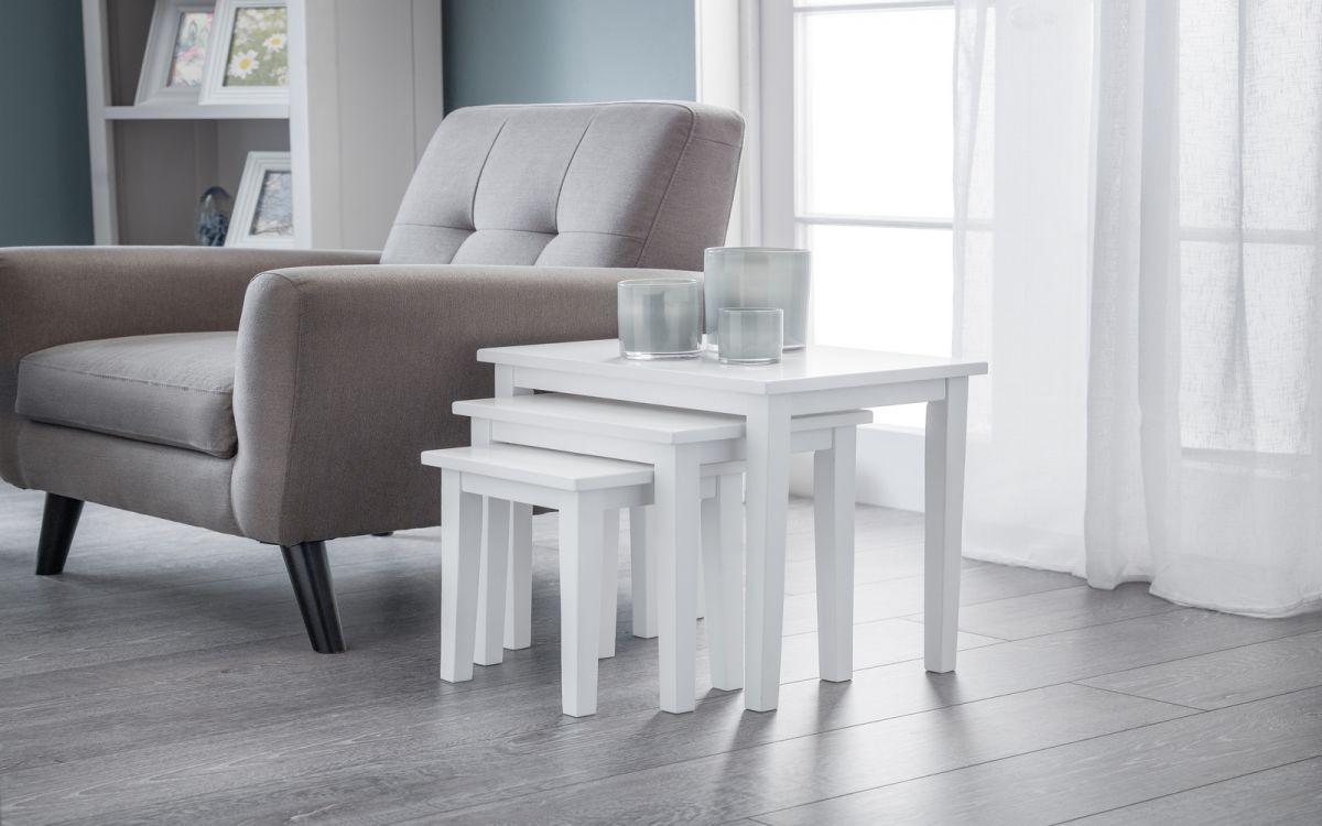 Cleo Nest of Tables - White