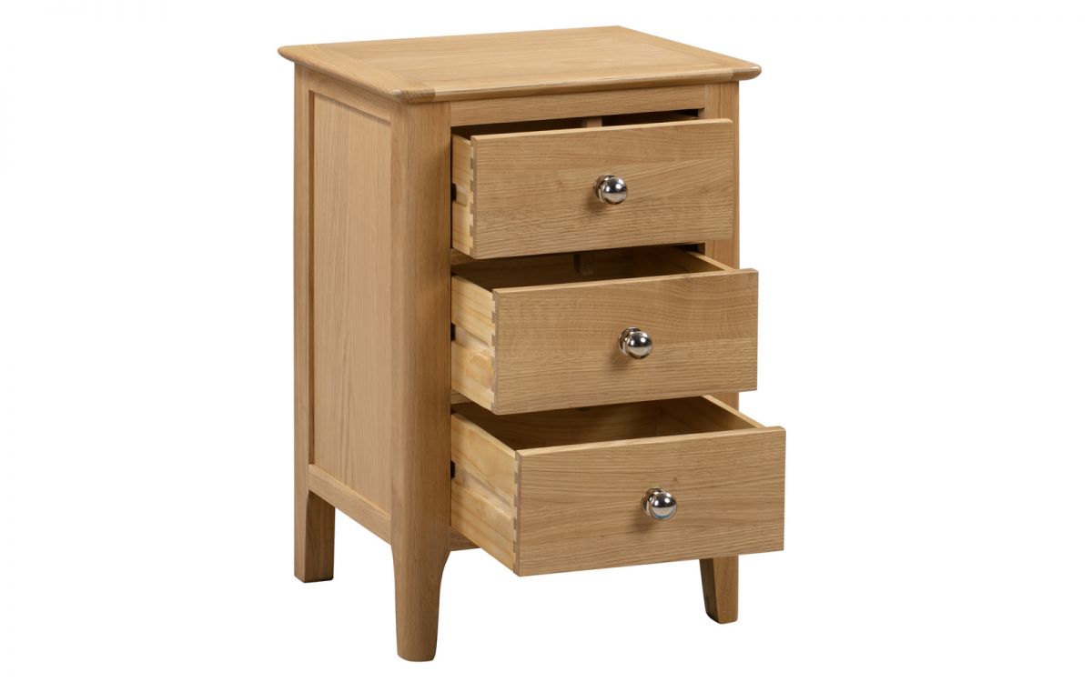 Cotswold 3 Drawer Bedside