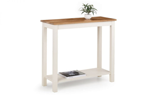 Coxmoor Console Table 90cm - Ivory & Oak