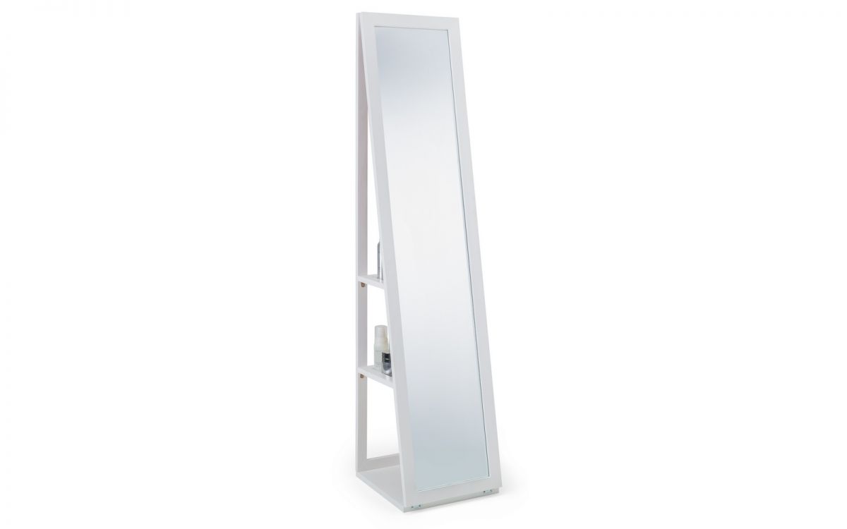 Fresco Storage Mirror - White