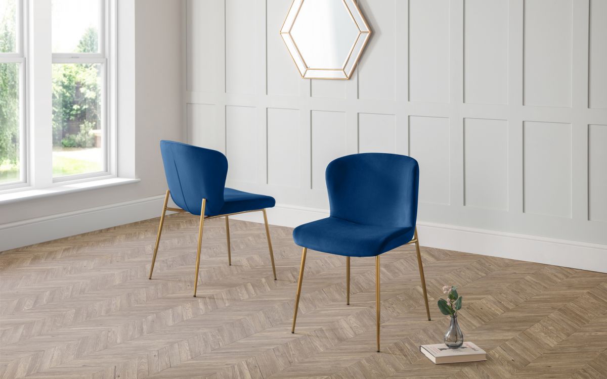 Harper Dining Chair - Blue