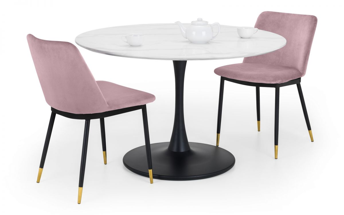 Delaunay Dining Chair - Dusky Pink