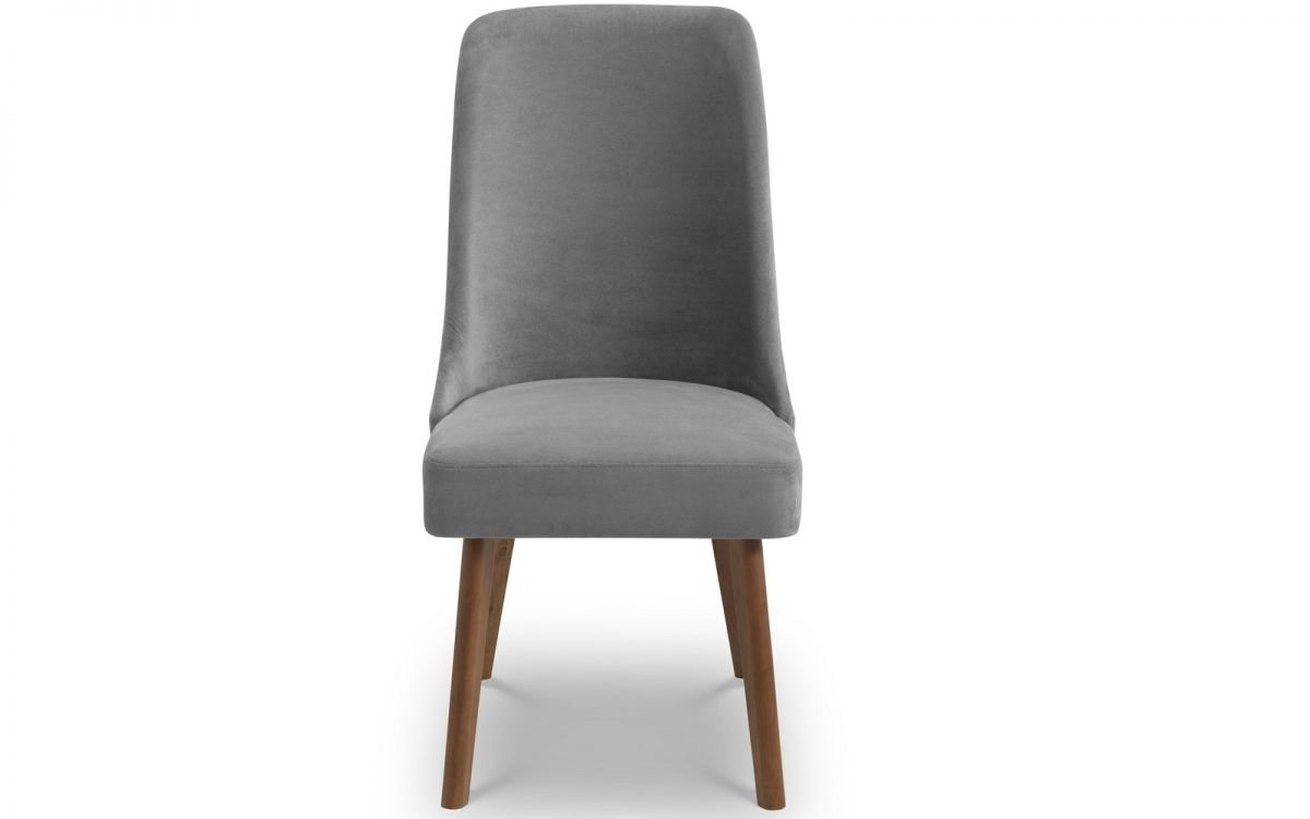 Huxley Chenille Dining Chair - Dusk Grey