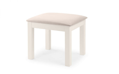 Maine Dressing Stool - Surf White