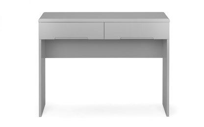 Manhattan Dressing Table with 2 Drawers - Grey