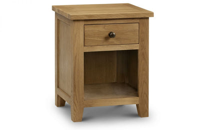 Marlborough Oak 1 Drawer Bedside