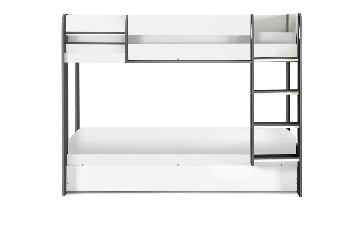 Mars Bunk & Underbed - Charcoal & White