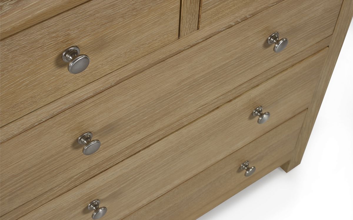 Memphis Limed Oak 3 + 2 Drawer Chest