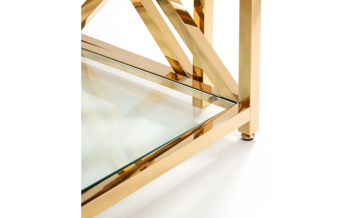 Miami Nest of Tables - Gold