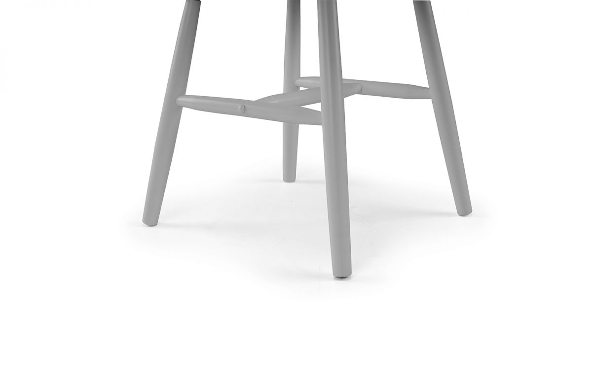 Modena Curved Back Dining Chair - Grey