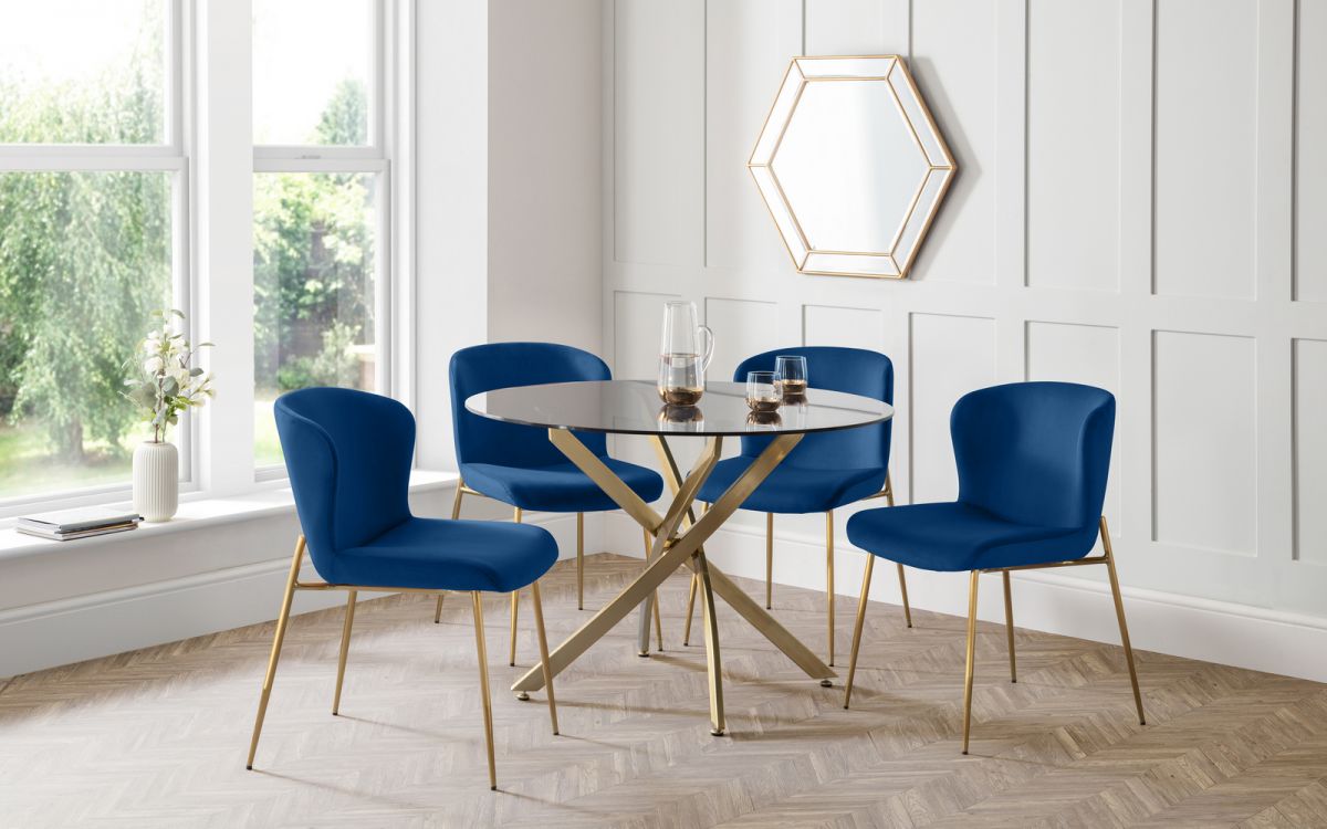 Harper Dining Chair - Blue