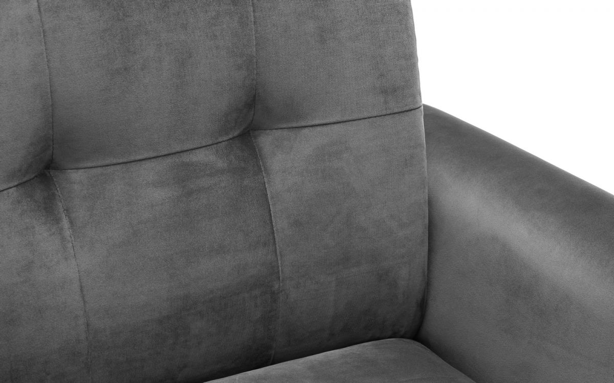 Monza Chair - Grey Velvet