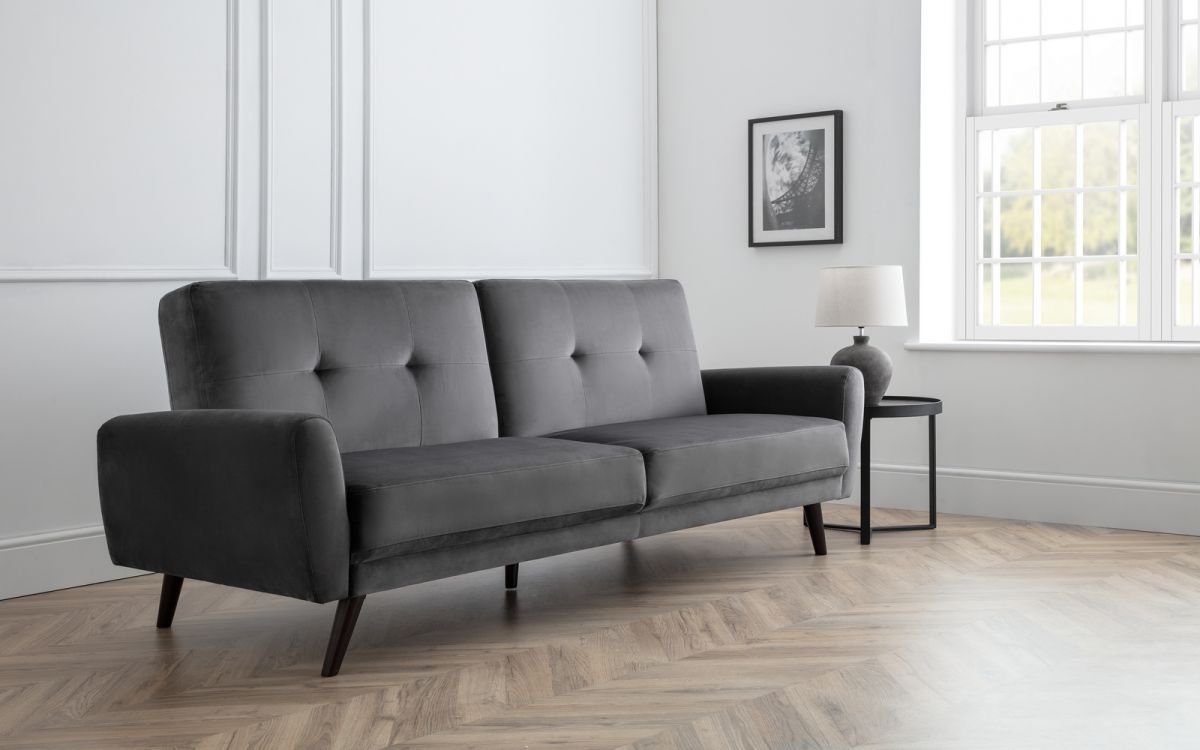 Monza Sofabed - Grey Velvet