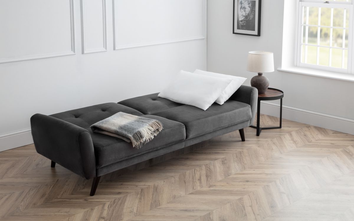 Monza Sofabed - Grey Velvet