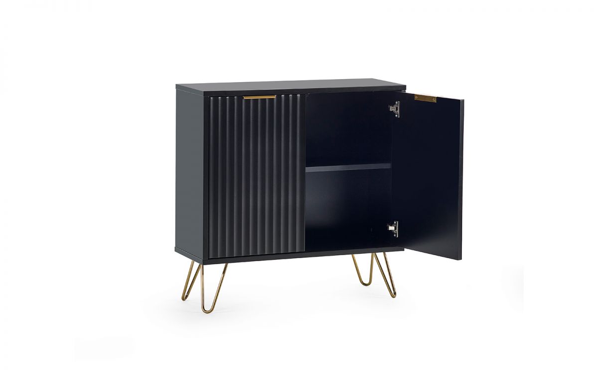 Murano Compact Sideboard - Matte Black