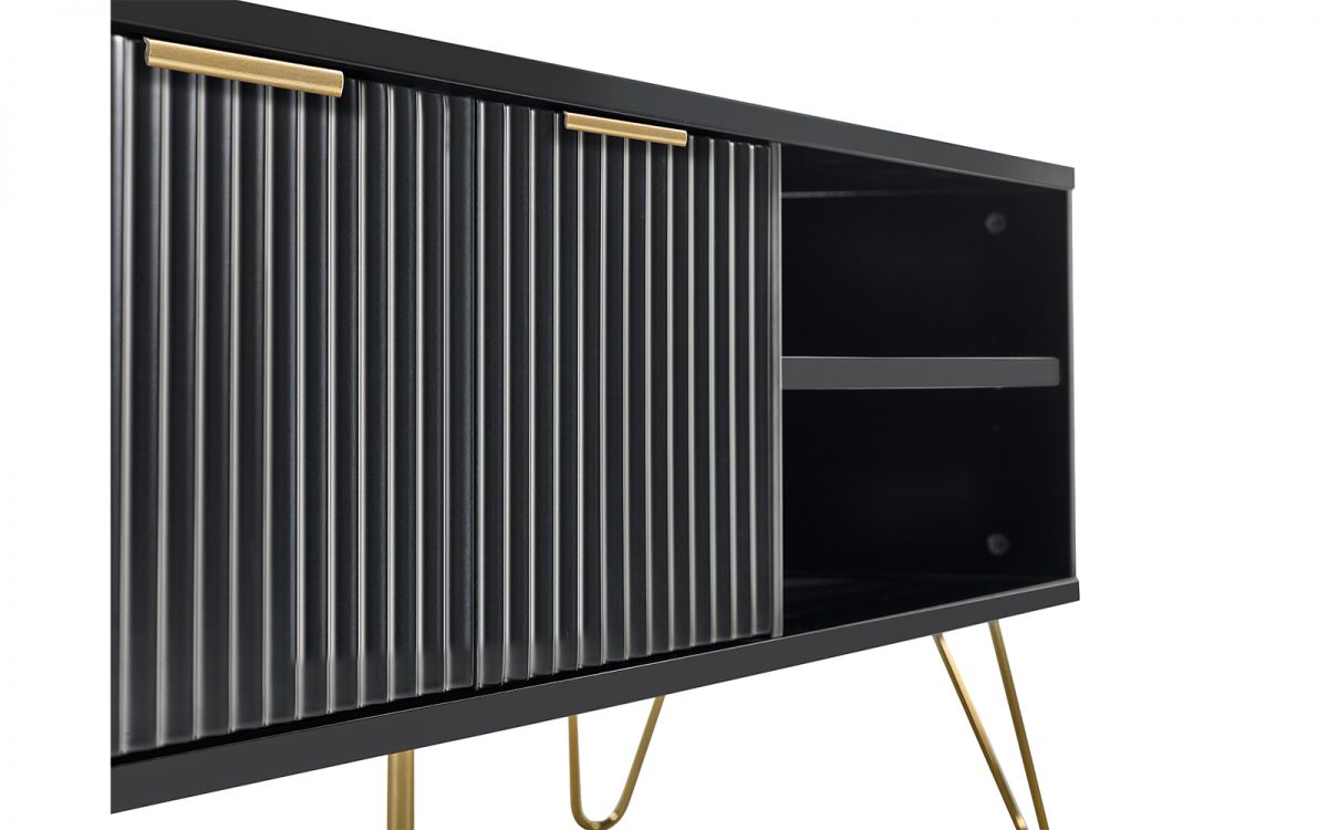 Murano TV Unit - Matte Black