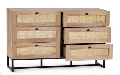 Padstow 6 Drawer Chest - Oak