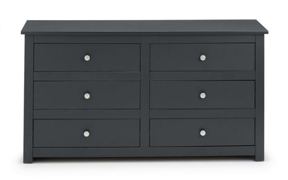 Radley 6 Drawer Chest - Anthracite