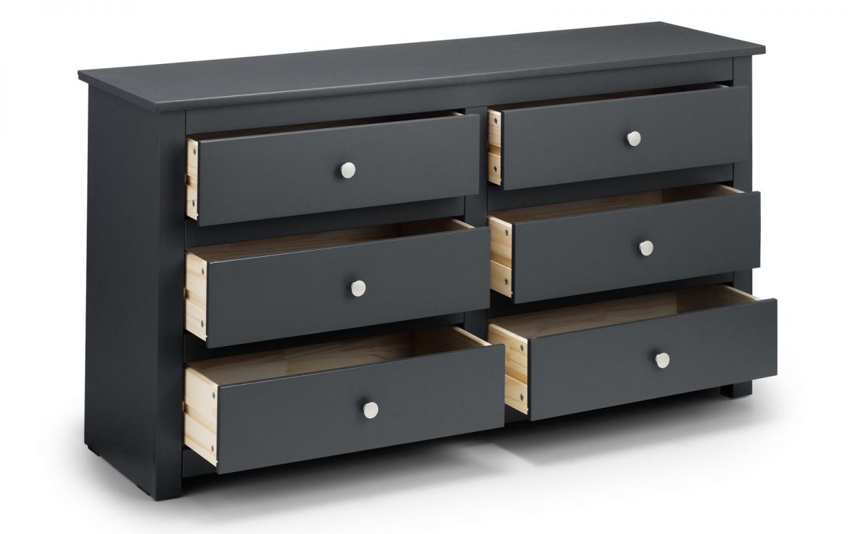 Radley 6 Drawer Chest - Anthracite