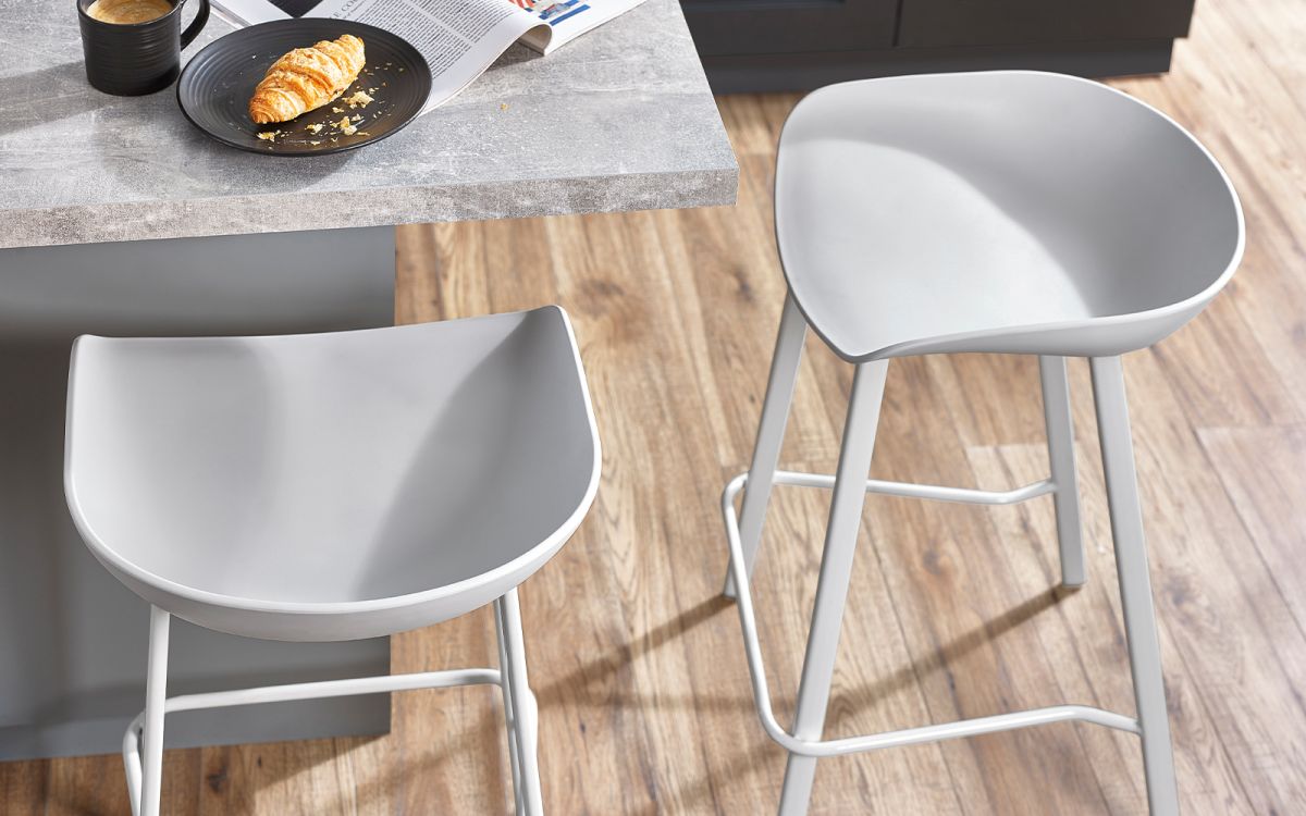 Renzo Bar Stool - Grey