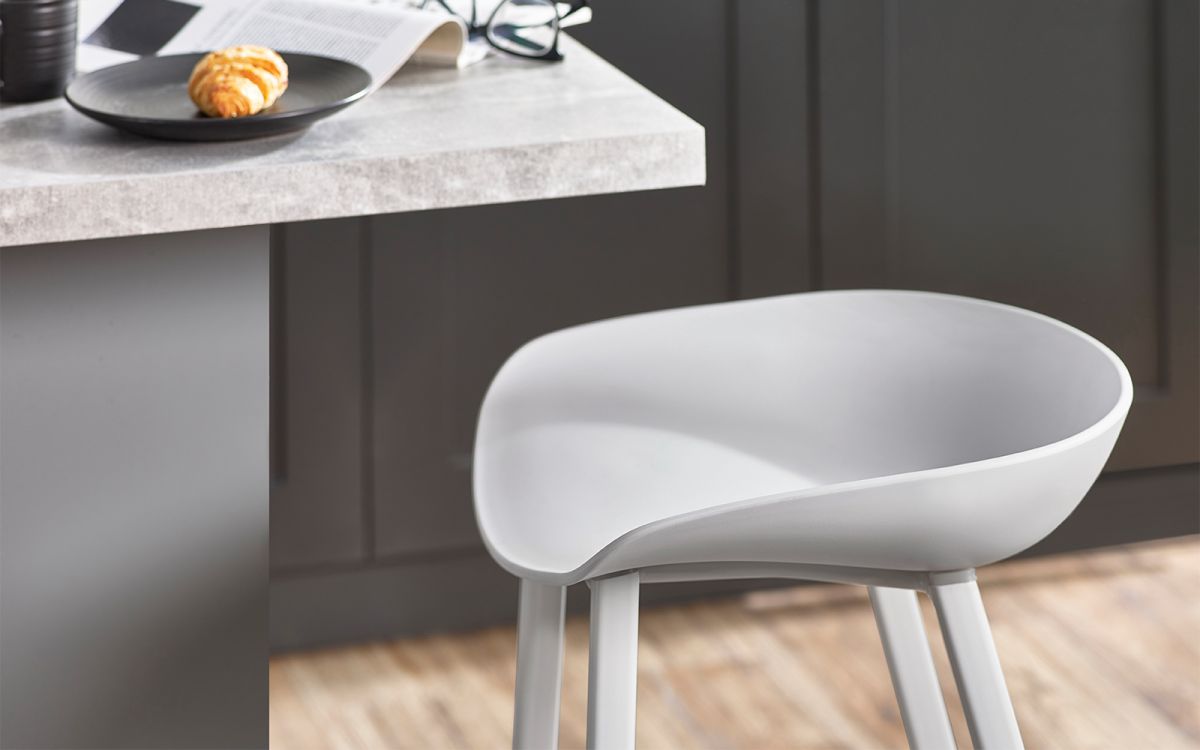 Renzo Bar Stool - Grey