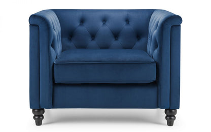 Sandringham Chair - Blue Velvet