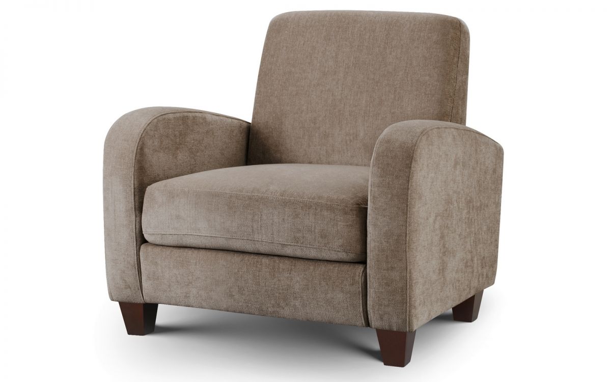 Vivo Chair in Mink Chenille