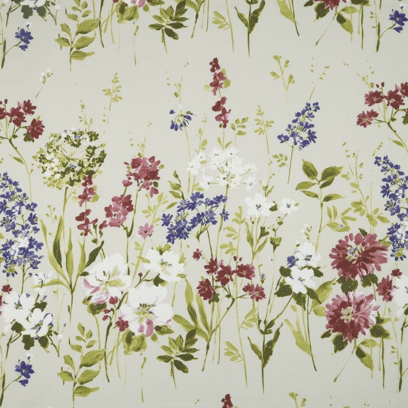 Wild Meadow Magenta Curtain