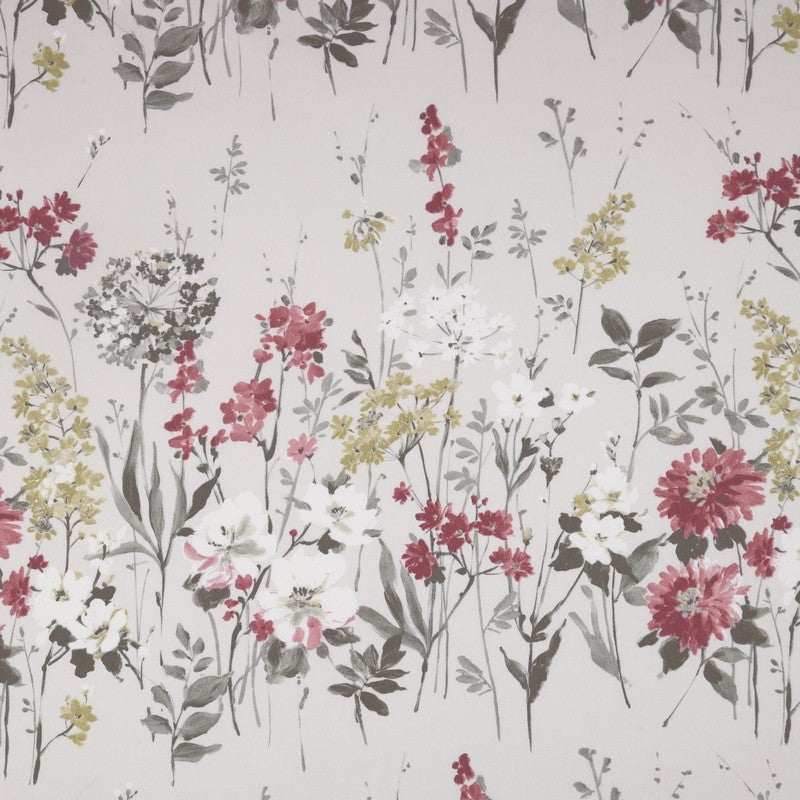 Wild Meadow Ruby Curtain