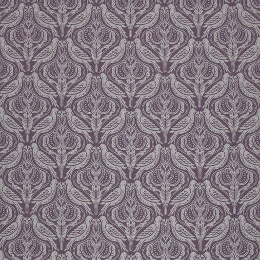 Song Thrush Grape Fabric