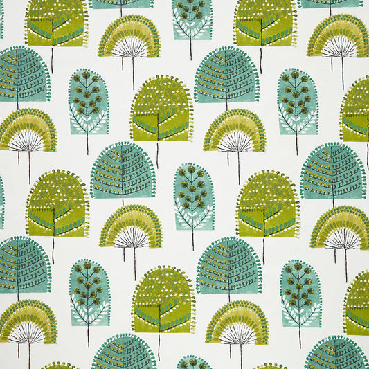 Scandi Wood Kiwi Curtain