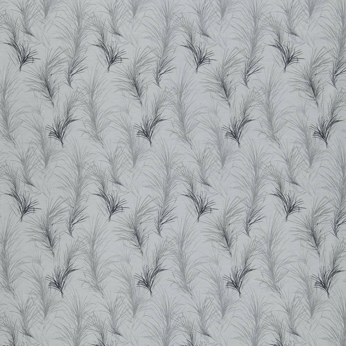 Feather Boa Graphite Fabric