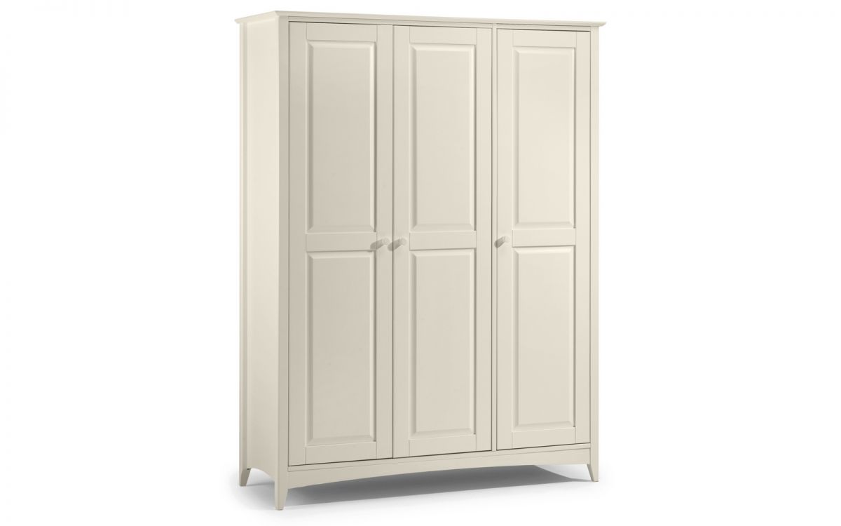 Cameo 3 Door Wardrobe - Stone White