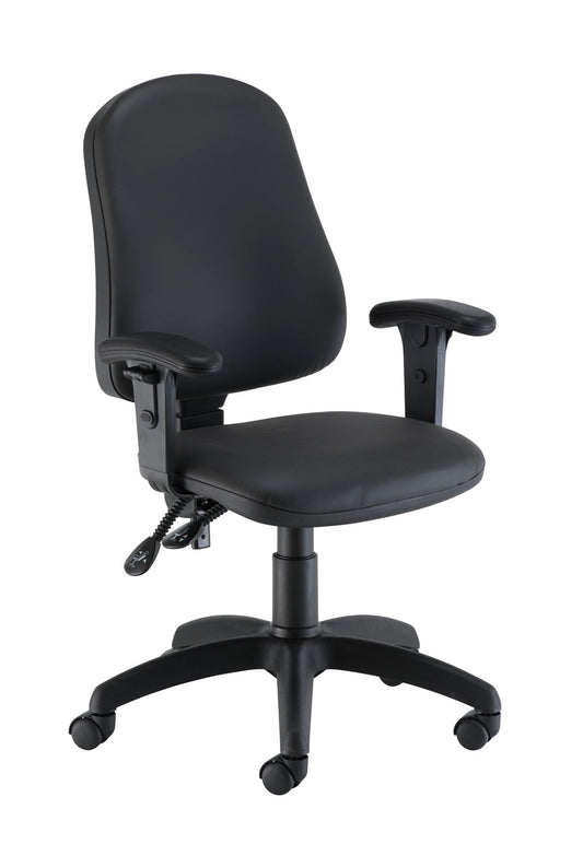 CALYPSO II HIGH BACK OPERATOR PU + ADJUSTABLE ARMS