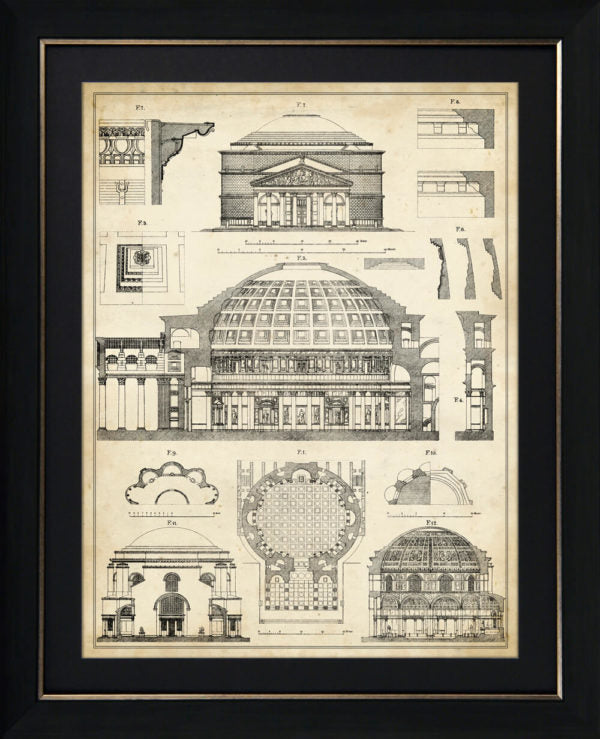 Vintage Architect Plans III 9274C