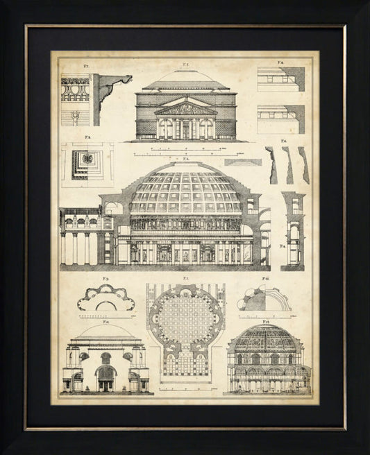 Vintage Architect Plans III 9274C