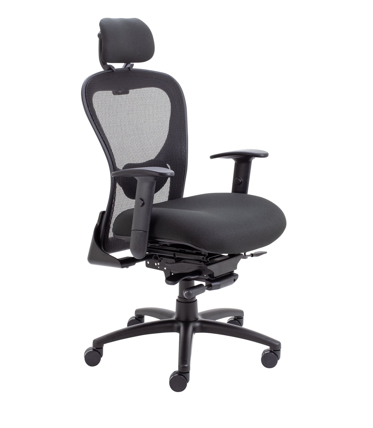 STRATA HB MESH BACK TASK CHAIR BLACK WITH SEAT SLIDE