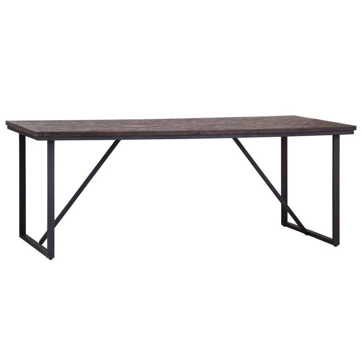 BA Dining - 2m Dining Table - Teak & iron