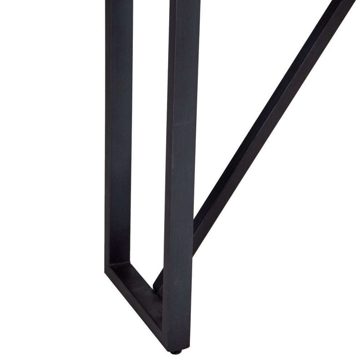BA Dining - 1.4m Bar Table - Teak & Iron