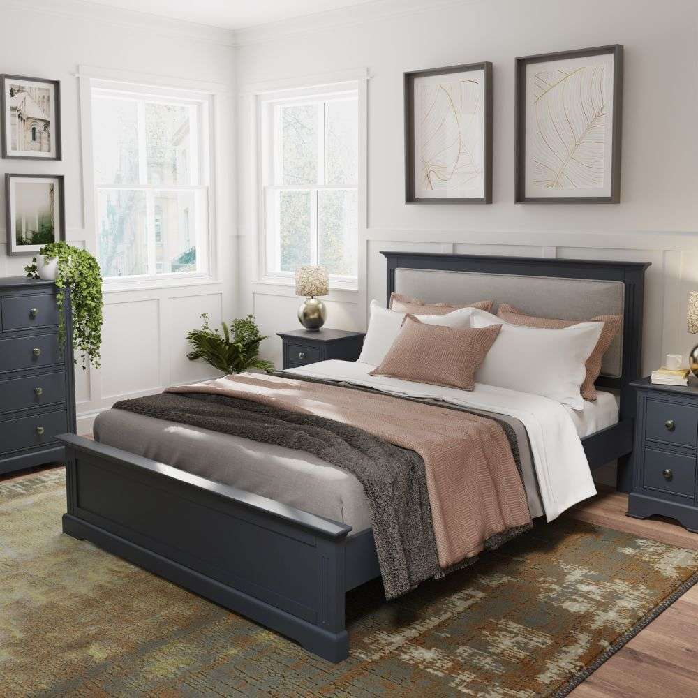 BP Bedroom Midnight Grey - 4'6'' Bed