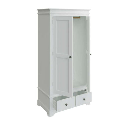 BP Bedroom White - 2 Door Wardrobe