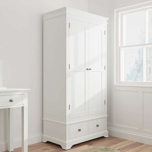 BP Bedroom White - 2 Door Wardrobe