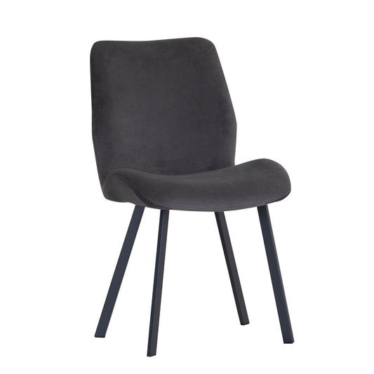 The Chair Collection Dining Chair - Graphite Velvet