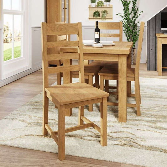 CO Dining & Occasional - Ladder Back Chair Wooden Seat