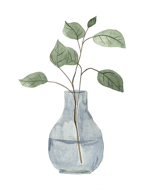 Misty Grey Vase IV CV8687D