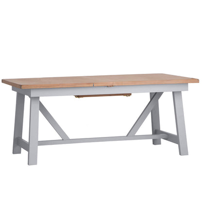 EA Dining Grey - 1.8m Refectory Butterfly Extending table