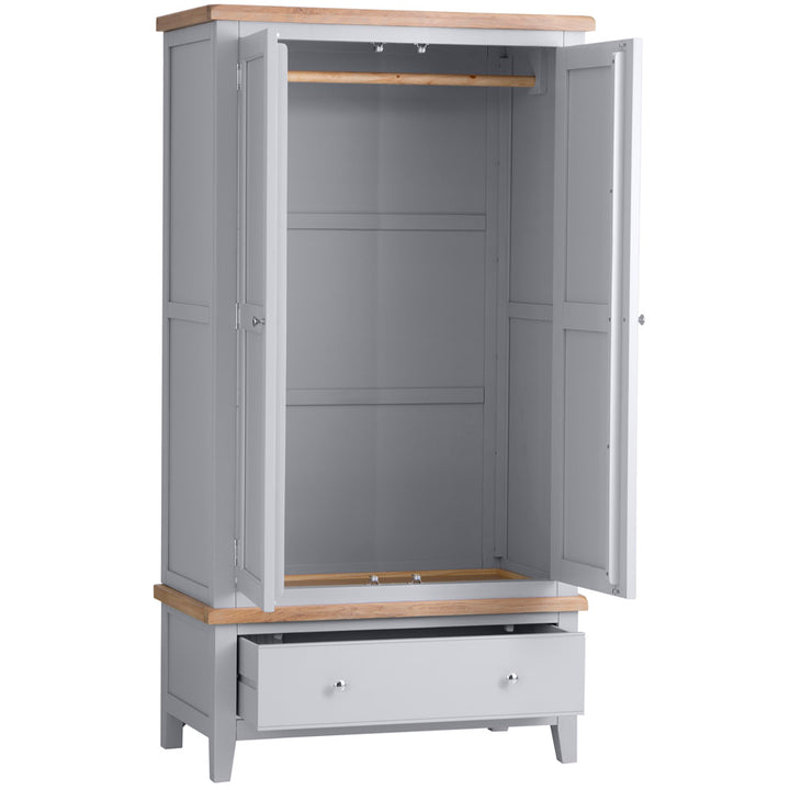 EA Bedroom Grey - 2 Door wardrobe