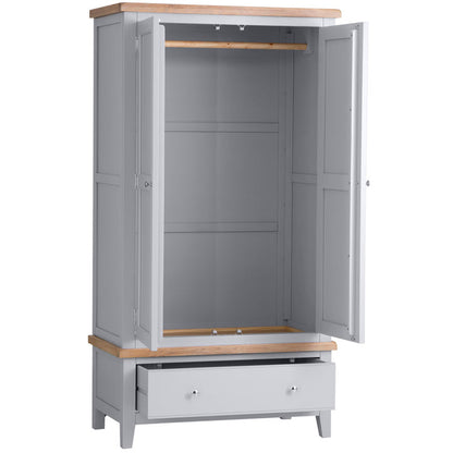 EA Bedroom Grey - 2 Door wardrobe
